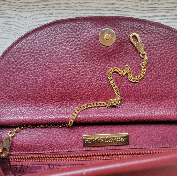 Vintage Cartier Double Flap Crossbody Bag - Picture 16 of 16